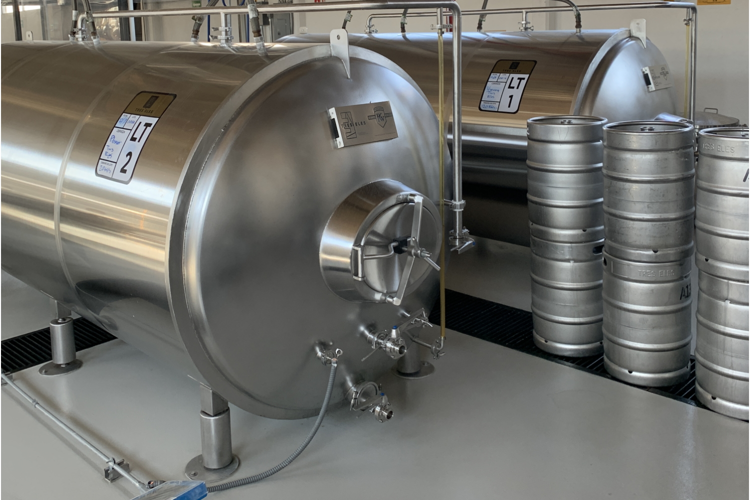 Horizontal Lagering Tanks from Portland Kettle Works