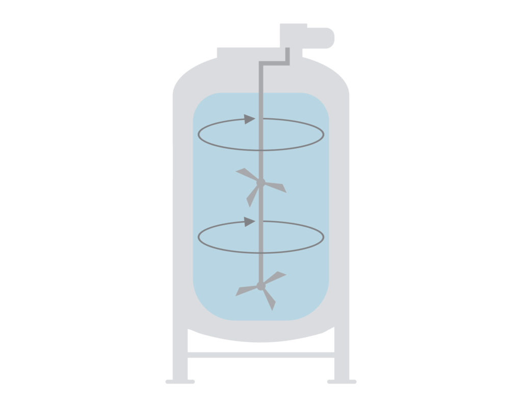 Mixing and storage tank graphic icon