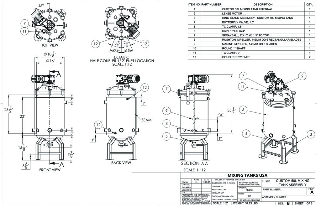 Dry Mixing Tanks