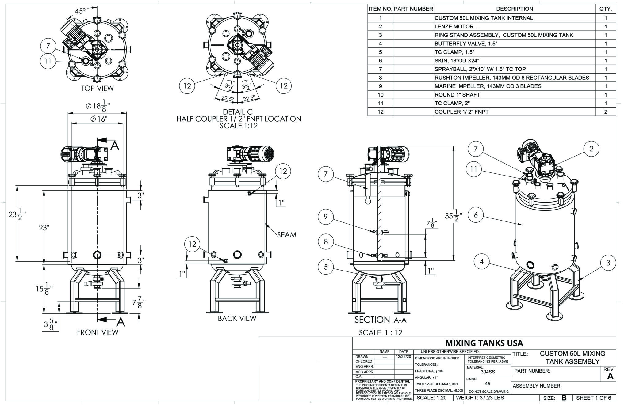 Dry Mixing and Storage Tanks from Mixing Tanks USA
